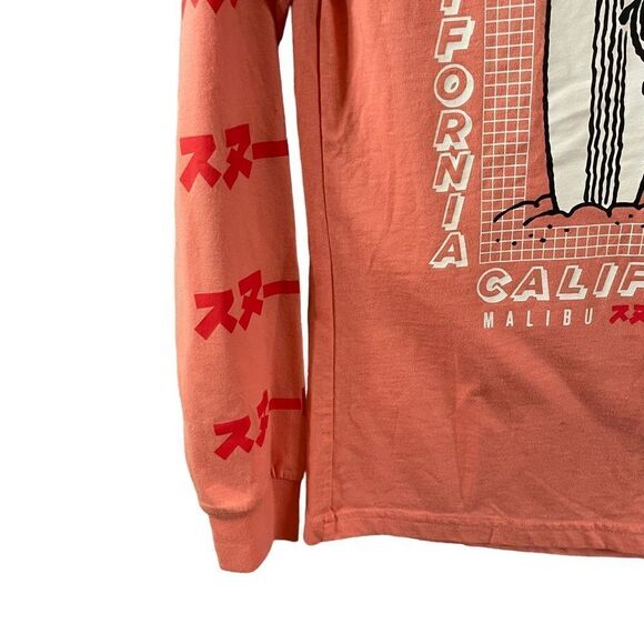 Peanuts California Malibu Beach Long Sleeve Tee Size Small - Picture 6 of 9